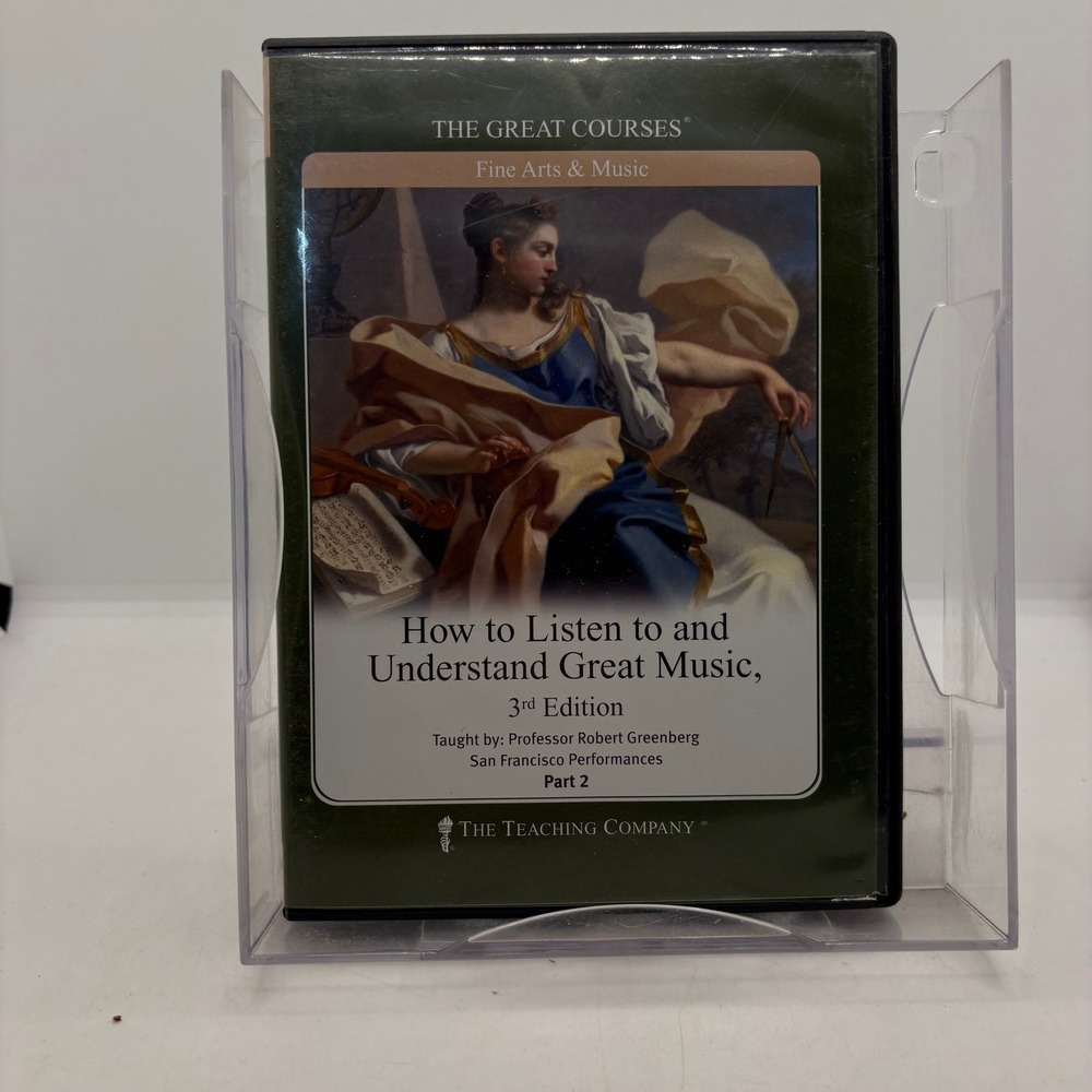 The Great Courses How to Listen to Understand Great Music 3rd Ed Part 2 DVD Set